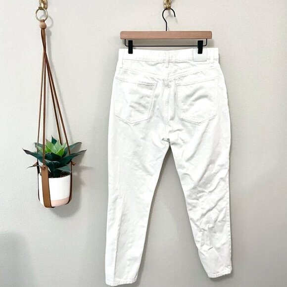 Anine Bing White Denim Straight Leg Jeans Size 30 - Picture 2 of 9